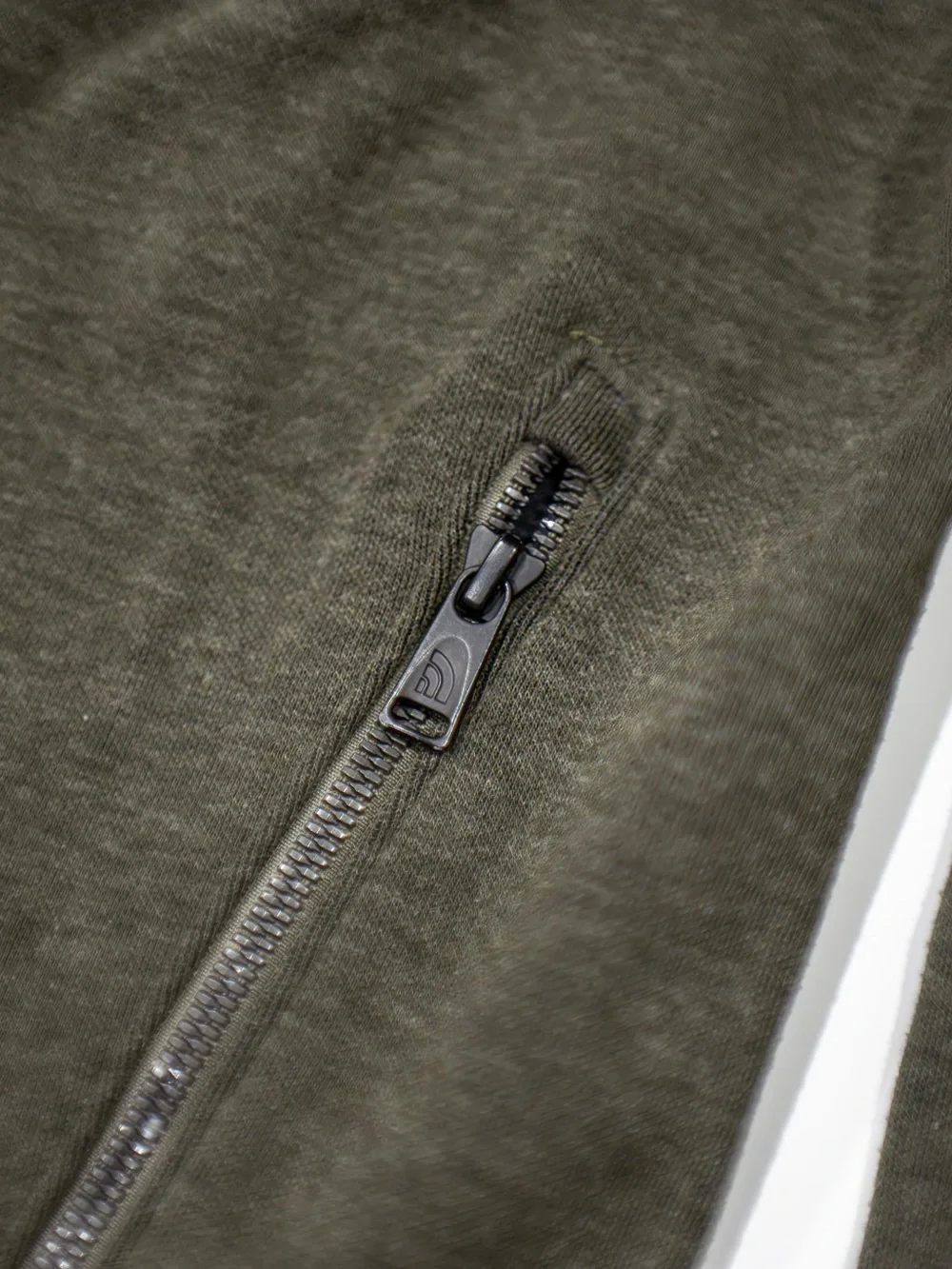 The North Face Olive Green Lightweight Zip Hoodie Jacket
